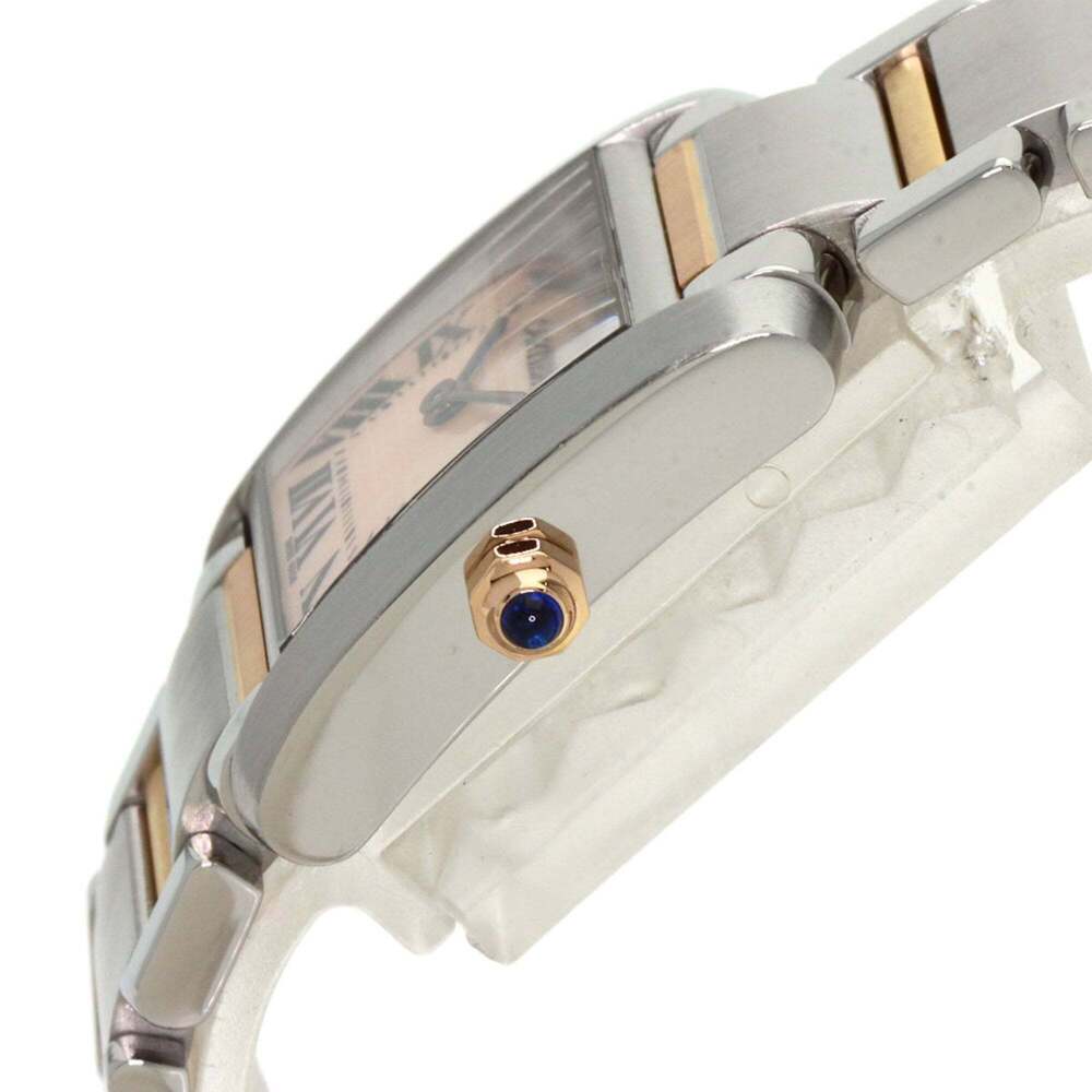 Cartier W51027Q4 Tank Francaise SM Watch Stainless Steel SSxK18PG Ladies CARTIER - Picture 5 of 11